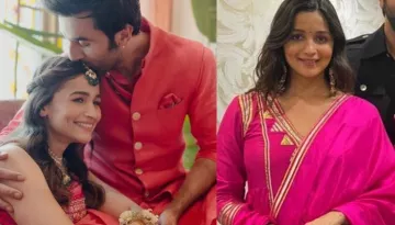 Alia Bhatt And Ranbir Kapoor Kickstart Promotions In Hyderabad, Mom-To-Be Dons Pink Suit