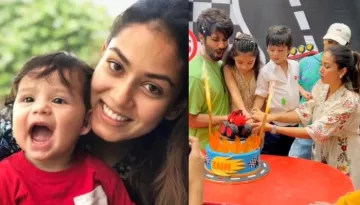 Mira Rajput Plants A Sweet Kiss On Son, Zain's Cheeks, Cuts His Two-Tiered Birthday Cake [VIDEO]
