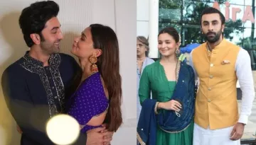 Ranbir Kapoor And Alia Bhatt Don Ethnic Outfits As They Head To Ujjain, She Radiates Pregnancy Glow