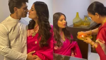 Bipasha Basu Dons A Vibrant Pink Saree For 'Shaadh' Ceremony, Gets Pampered With Her Favourite Food