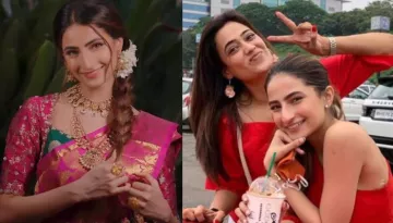 Shweta Tiwari's Daughter, Palak Turns Into A South Indian Beauty In Purple Kanjeevaram, Mommy Reacts