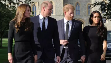 Prince Harry And Meghal Markle Had An Emotional Reunion With Prince William After Queen's Demise