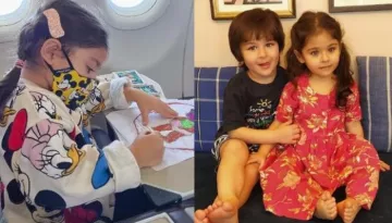 Inaaya Naumi Kemmu Makes A Cutesy Sketch Of Cousin, Taimur Ali Khan, 'Mami' Kareena Kapoor Reacts