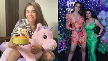 Inside Anjum Fakih's B'day Bash, Her Kundali Bhagya Co-Star, Shraddha Arya Says, 'Came For The Cake'
