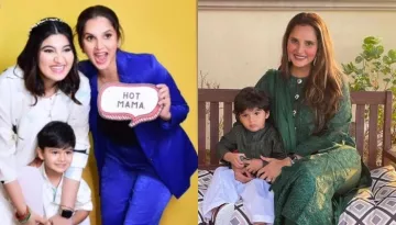 Sania Mirza Showers Love On Niece, Dua, Her Son, Izhaan Can't Stop Gushing Over His Baby Sister