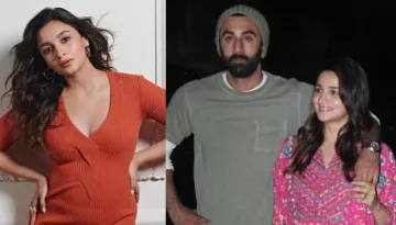 Alia Bhatt Flaunts Baby Bump In A Pink 'Churidaar' While Cutely Holding Ranbir Kapoor's Hand [VIDEO]