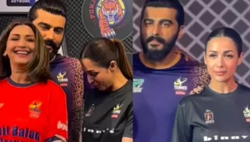 Malaika Arora Shuts Breakup Rumours With Arjun Kapoor, Cutely Hits Him With Elbow During Fun Banter