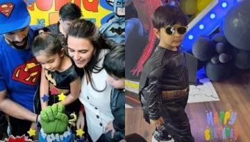 Neha Dhupia Hosts Superhero-Themed Party, For Son, Guriq's 2nd B'Day, The Glimpses Are Unmissable