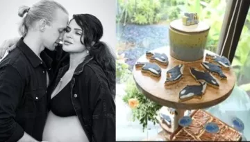Inside Glimpses Of Aashka Goradia's Baby Shower: From Orca-Themed Decor To Unique Two-Tiered Cake