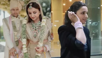 Parineeti Chopra Gets Papped At The Airport As She Flaunts 'Sindoor' Days After Her Wedding
