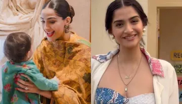 Sonam Kapoor Flaunted Her Son, Vayu's Name Pendant As She Was Spotted In The City