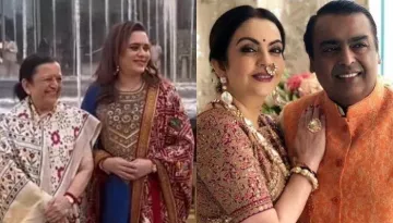 Nita Ambani's Mom, Purnima Dalal Attends IOC Event In 'Patola' Saree, Sister, Mamta Dons A Kurta Set