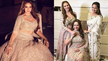 Esha Deol Calls Mom, Hema Malini And Sister, Ahana Deol 'Super Woman', Poses For Pics With Them