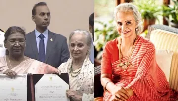 Waheeda Rehman Gets Emotional While Receiving The Dadasaheb Phalke Award From Droupadi Murmu