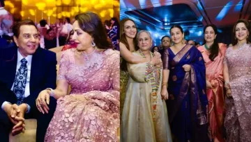 Hema Malini Can't Take Her Eyes Off Dharmendra At Her 75th B'Day Bash, Calls His Presence A Blessing