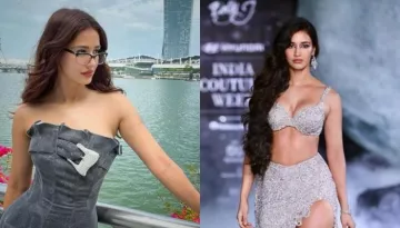 Disha Patani Turns Up The Heat As She Slips Into A Nude-Toned Sexy Outfit Featuring Deep Neckline