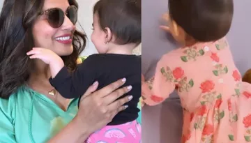 Bipasha Basu Drops Video Of Daughter, Devi Crawling, The Baby Girl Looks Adorable In Pink 'Sharara'