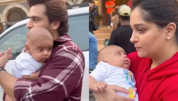 Dipika Kakar's Son, Ruhaan Visits His Daddy, Shoaib Ibrahim's 'Jhalak Dikhhla Jaa 11' Shoot