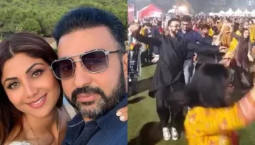 Raj Kundra Performs 'Garba' With His Fans At A 'Pandal' On Maha Saptami, Wins Hearts In Viral Video