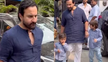 Saif Ali Khan Gets Angry On Kids, Taimur Refuses To Get In The Car While Jeh Refuses To Hold Hands