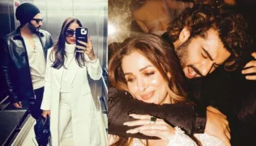 Arjun Kapoor Shares A Cosy Picture With Malaika Arora From A Party On Her 50th Birthday, She Reacts