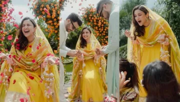 Parineeti Chopra's Joyous 'Chooda' Ceremony Pics Out, She Radiates Happiness While Doing The Rituals