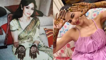 Popular Divas Who Flaunted Beautiful 'Mehendi' Designs On Their Karva Chauth: Sridevi To Mouni Roy