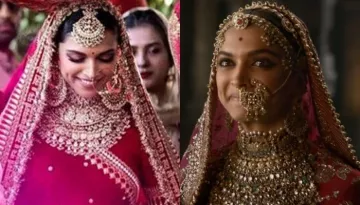 Deepika Padukone's Sabyasachi Wedding Lehenga Had Uncanny Resemblance With Her Look In 'Padmaavat'