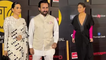 Saif Ali Khan Twins With 'Saali Sahiba' Karisma For Jio MAMI, Kareena Stuns In An Unusual Dress