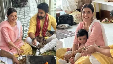 Kajal Aggarwal Gives A Sneak Peek Into Her Luxe New Home, Performs 'Griha Pravesh' Puja With Family