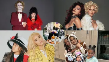 Kardashian-Jenner '23 Halloween: Kourtney Mimics Kim's Met Gala Glam To Kendall's Marilyn Look, More