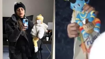 Priyanka Chopra's Fans Mobbed Her And Gifted Her 1-Year-Old Daughter, Malti A Lord Krishna Soft Toy