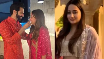 Varun Dhawan's Wifey, Natasha Dalal Looks Pretty As She Dons A Lavender Co-Ord Set For Karwa Chauth