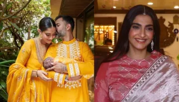 Sonam Kapoor Exudes Elegance In A Sheer Saree For Karwa Chauth, Pairs It With Diamond Jewels