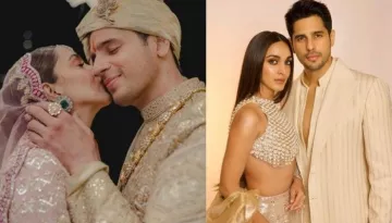 Kiara Advani Looks Surreal In Pink 'Anarkali' As She Celebrates Her First Karwa Chauth With Sidharth