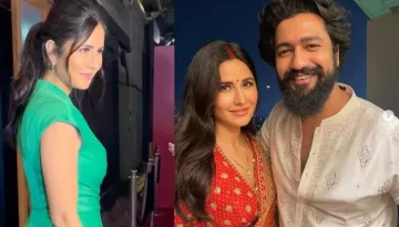 Katrina Kaif Dismisses Pregnancy Rumours As She Dons A Gorgeous Fitted Dress With Thigh-High Slit