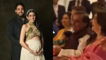 Akash Ambani-Shloka Mehta's Baby Girl, Veda's First Picture, Looks Cute In A Patola 'Ghaghra-Choli'
