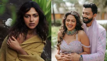 Amala Paul Ties The Knot For The 2nd Time With Longtime BF, Jagat, She Stuns In A Lavender Ensemble