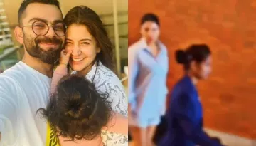 Anushka Sharma Arrives In Bengaluru To Cheer For Virat Kohli, Hides Baby Bump In An Oversized Shirt