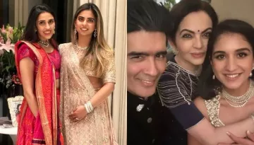 Nita Ambani Snuggles With Her To-Be-'Bahu', Radhika At MM's Diwali Bash, Isha-Shloka Exude BFF Vibes
