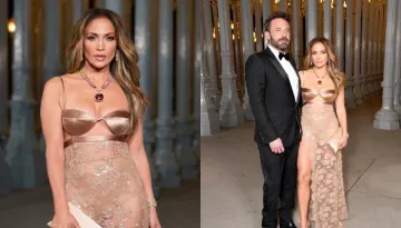 Jennifer Lopez Dazzled In A Gucci 161-Carat Necklace, Which Is Priced Over A Billion Dollars