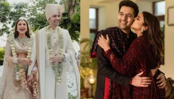 Parineeti Chopra Gives A Sweet Kiss On Her Hubby, Raghav's Cheek, As They Celebrate Their 1st Diwali