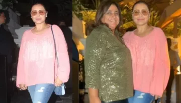 Rani Mukerji Trolled For Her Look At Kajal Anand's B'Day, Netizen Says, 'Still Follows 90s Fashion'
