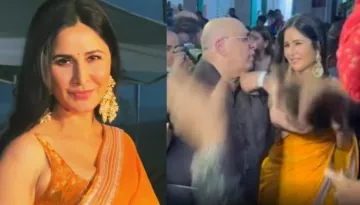 Katrina Kaif Looks Royal As She Stuns In An Orange Saree, Netizens React And Call Her 'Graceful'