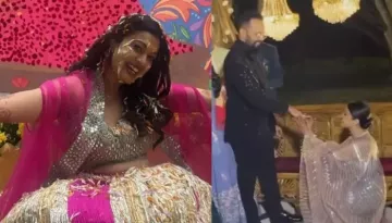 Influencer, Harshita Gupta Gets Hitched To Beau, Shrey, Dons A Metallic Saree Worth Rs. 1.10 Lakhs