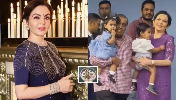 Nita Ambani Donned A Jacob And Co Sapphire-Encrusted Watch Worth Rs. 3 Crores At Isha's Twins' B'Day