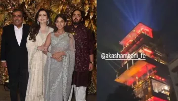 Mukesh Ambani-Nita's 'Antilia' Is Decked Up With Lights And Flowers For Anant-Radhika's Engagement