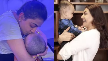 Kajal Aggarwal Reveals The Happy Face Of Her Baby Boy, Neil As He Completes Nine Months