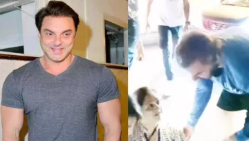 Sohail Khan Helping An Injured Woman After She Fell Down On Road Receives Applause From Netizens