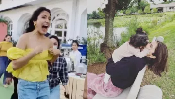 Anushka Sharma Donned An Off-Shoulder Top On A Windy Day, Netizens Quip, 'Vamika Ka Pehan Liya'